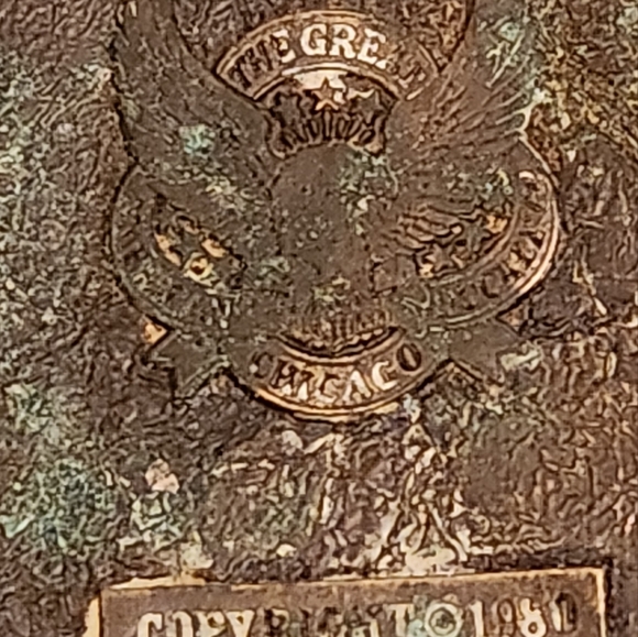 Vintage, 1981, Deer Buck Brass Belt Buckle the Great American Buckle, Chicago - Picture 4 of 7